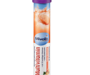Comprimés effervescents multivitamines 20 pièces, Mivolis