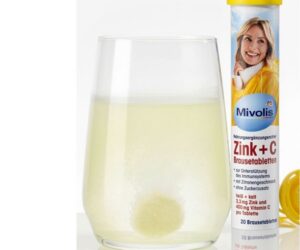 Comprimés effervescents Zinc + C, 20 pcs, Mivolis