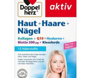 Peau + Cheveux + Ongles, 30 Comprimés, Doppelherz