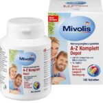 Multivitamine AZ Dépôt Complet, 100 Comprimés, Mivolis