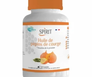 SPIRIT PHARMA – Huile De Pépins De Courge Troubles De La Prostate – 60 Capsules
