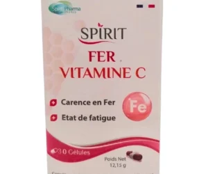 SPIRIT PHARMA – Fer Et Vitamine C Etat De Fatigue – 30 Gélules