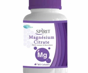 SPIRIT PHARMA – Magnésium Citrate Santé Osseuse Et Musculaire – 60 Gélules