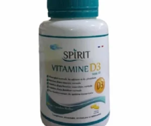 SPIRIT PHARMA – Vitamine D3 5000 Ui – 60 Capsules