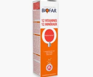 BIOFAR – 12 Vitamines 12 Mineraux Pleine Forme Effervescents – 20 Comprimes