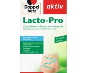 DOPPEL HERZ – Activ Lacto-Pro Equilibre de la Flore Intestinale – 20 Capsules