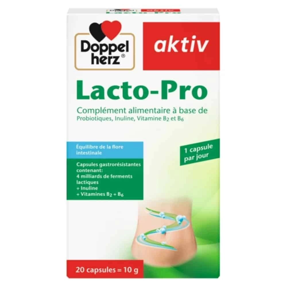 doppel-herz-activ-lacto-pro-equilibre-de-la-flore-intestinale-20-capsules