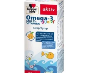 DOPPEL HERZ – Aktiv Omega-3 Multi-Vitamine Junior Sirop – 150ml