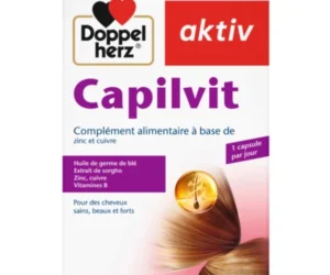DOPPEL HERZ – Aktiv Capilvit Cheveux Sains, Beaux et Fort – 30 Capsules