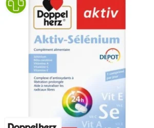 DOPPEL HERZ – Aktiv Selenium Depot Complese D’antioxydant – 30 Comprimes