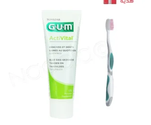 Gum Dentifrice ActiVital 75ml + Brosse à Dent Offerte